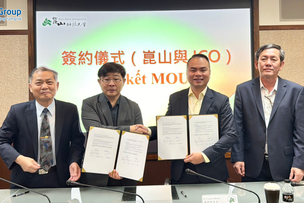 ICOGroup ký kết hợp tác chiến lược với Đại học KHKT Côn Sơn
