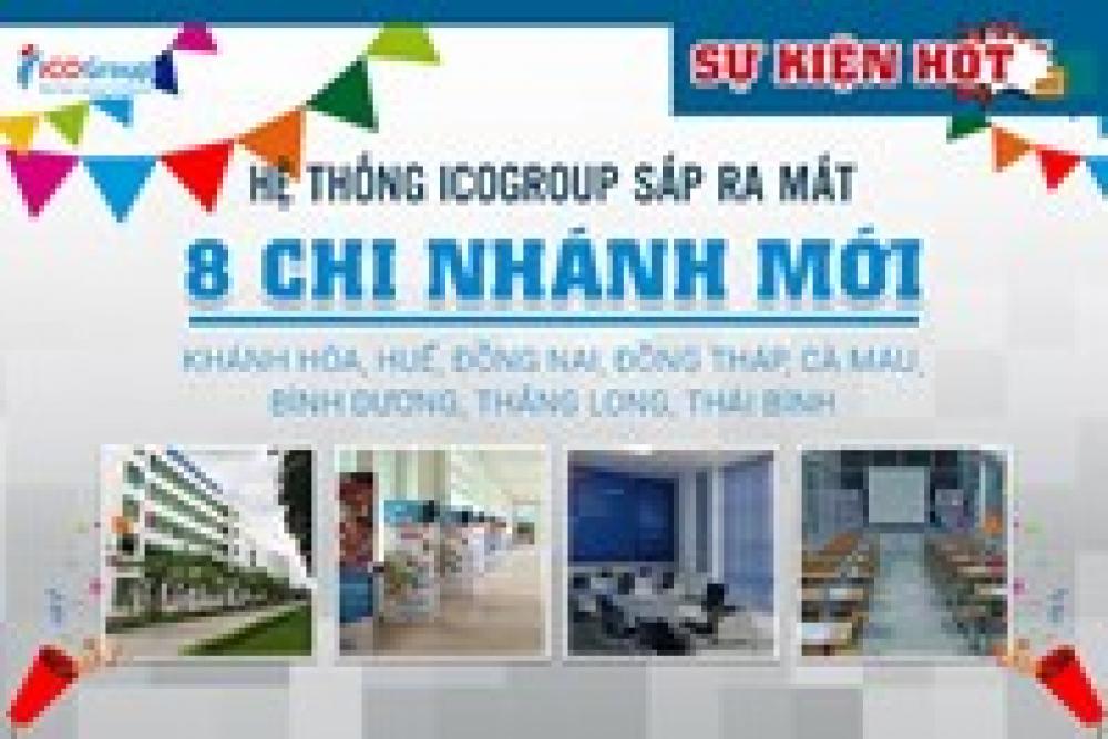 Sự kiện hot: ICOGroup sắp ra mắt 8 chi nhánh mới trên toàn quốc