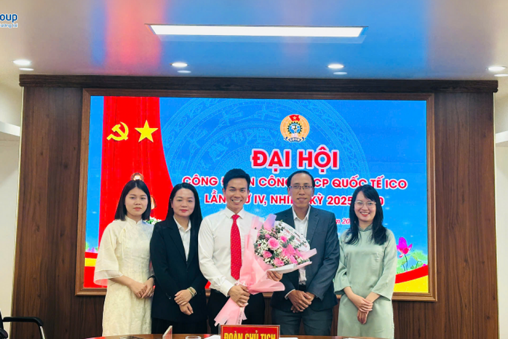 Đại hội Công đoàn Công ty CP Quốc tế ICO nhiệm kỳ 2025 - 2030